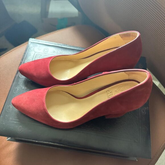 Vince Camuto Block Heel - Red - Picture 4 of 4